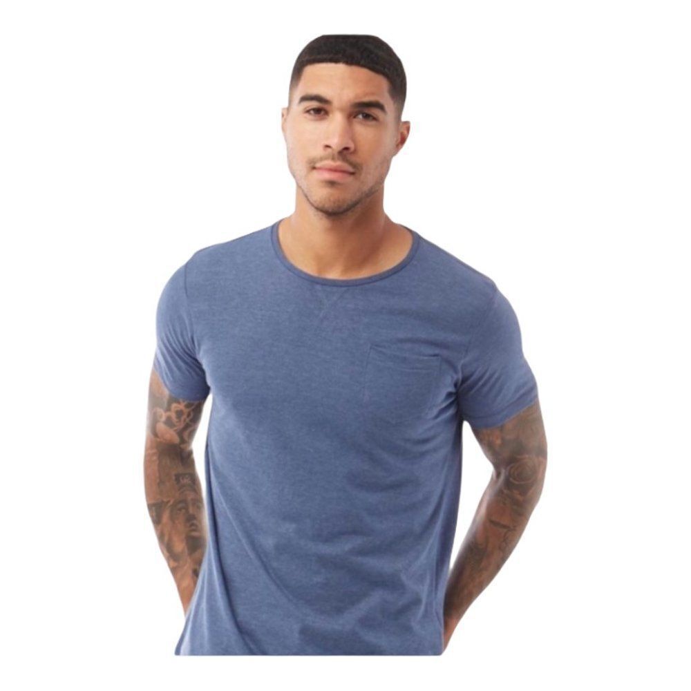 Brave soul Men's Arkham T-Shirt Blue US Small